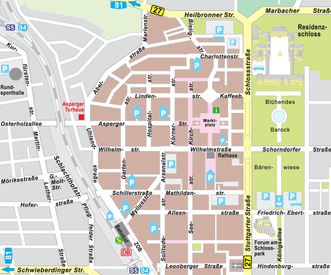 Karte zum Garnisonmuseum